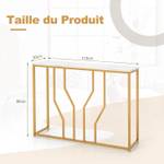 Table Console VH33300ITFR Doré - Métal - 30 x 80 x 110 cm