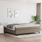 Boxspringbett 3016024-6 Schwarz - Taupe - Breite: 200 cm