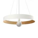 Suspension Halo Doré - Blanc - Diamètre : 60 cm