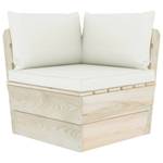 Mobilier de jardin (lot de 5) 3016490-9 Crème - Blanc crème - Blanc