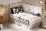 Jugendbett Boxspringbett Beti Ecru - Breite: 90 cm - H2