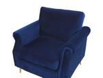 Sessel VIETAS Blau - Gold - Marineblau