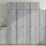 Highboard DE4062 Grau - Holzwerkstoff - 43 x 185 x 70 cm