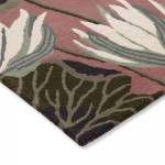 Tapis salon WATERLILY Rose foncé - 120 x 180 cm