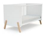 Erweiterbares Babybett PIRATE Weiß - Massivholz - 78 x 88 x 148 cm