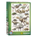 1000 Kreidezeit Puzzle Dinosaurier der