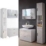 Mobilier de salle de bains Irma Blanc brillant - Blanc