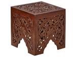 Table d'appoint SHUKUR Marron - Bois manufacturé - 40 x 42 x 40 cm