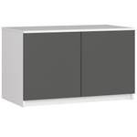 Surmeuble pour Armoire S90 2T CLP Gris - Blanc