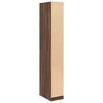 Kleiderschrank 298537-3 Dunkelbraun - Breite: 30 cm