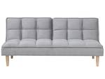 3-Sitzer Sofa SILJAN Grau - Hellgrau - Eiche Hell