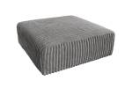 Hocker WIOLO SOFT Sitzelement Modulsofa Grau