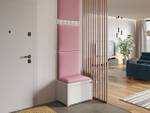 Garderobe Grawis 60 VII Pink - Weiß