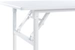 Schreibtisch Lewisville Weiß - Holzwerkstoff - 120 x 74 x 50 cm