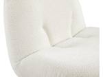 Fauteuil pivotant LODOSA Blanc - Textile - 92 x 73 x 74 cm