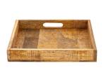 Mangoholz quadratisch Tablett 40x40cm