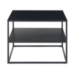 Table basse Solund Imitation frêne noir - 60 x 45 x 60 cm