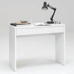 Schreibtisch Weiß - Holzwerkstoff - Massivholz - 40 x 80 x 100 cm