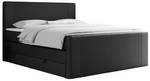 Boxspringbett KING DOREN Breite: 160 cm - H4 - Kunstleder