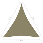 Voile solaire 3016492-4 Beige - 400 x 500 cm