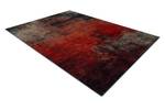 Wollteppich Omega Togo Abstraktion Rot Rot - Textil - 200 x 1 x 300 cm