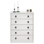 Commode RESIDENCIA Blanc - Bois massif - 71 x 88 x 34 cm