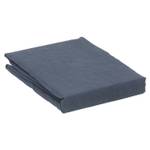 drap plat LINDAU Bleu nuit - Largeur : 240 cm