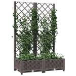 Jardinière de jardin 3012791-1 Marron - 40 x 121 x 80 cm