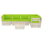 Garten-Lounge-Set (6-teilig) 3016490-14 Grün - Hellgrün