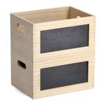 Organizer aus Holz Beige - Massivholz - 20 x 15 x 28 cm