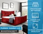 Polsterbett GAMMI LUX Rot