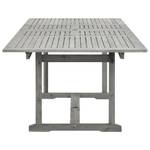 Table de jardin Gris - Bois massif - Bois/Imitation - 240 x 75 x 240 cm