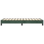 Cadre de lit 3016030-2 Vert foncé - 203 x 25 cm