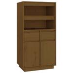 Highboard DE7689 Massivholz - 40 x 117 x 60 cm