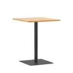 Table bistrot Pure Marron - En partie en bois massif - 60 x 76 x 60 cm