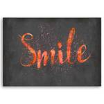 Wandbild Typografie Smile Abstrakt