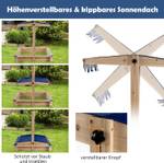 Sandkasten FE32257DE Braun - Holzwerkstoff - 121 x 120 x 121 cm