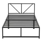 Metallbett Meran mit Matratze Breite: 95 cm