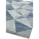 Tapis de salon moderne design BLOCKS Bleu - 160 x 230 cm