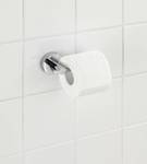 Toilettenpapierrollenhalter, Vakuum-Loc Silber - Metall - 15 x 5 x 7 cm