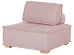 Modulsofa TIBRO 4-tlg Eiche Hell - Pink