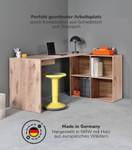 Eckschreibtisch mit Regal Der Produktive Eiche Dekor - 145 x 65 cm