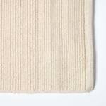 Badematte, Geriffelt Weiß - Textil - 50 x 1 x 100 cm