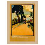 Bilderrahmen Poster 1914 Open Road Eiche