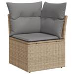 Gartensitzgruppe K3678(8-tlg) Beige - Massivholz - 69 x 62 x 62 cm