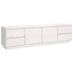 TV-Schrank D369 Weiß - Massivholz - 37 x 48 x 176 cm