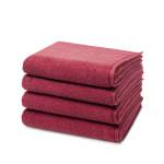 Sensual Skin set serviettes set de 4 Rouge