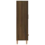 Highboard DE2619 Eiche Schwarzbraun Dekor