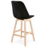 Tabouret De Bar MORISS MINI Noir - Marron