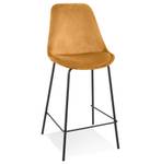 Tabouret De Bar SPARK Noir - Jaune moutarde - Noir